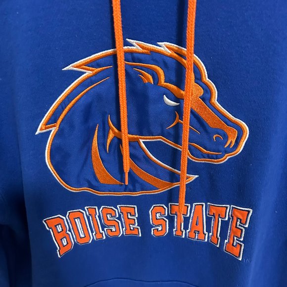 Colosseum Boise State Broncos Hooded Sweatshirt Size Medium Embroidered - Picture 4 of 7